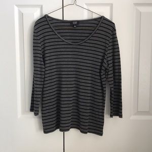 Long sleeve striped shirt